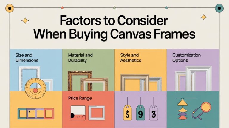 Canvas frame buying factors