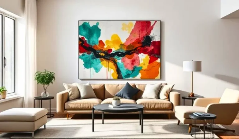 Abstract Wall Art for Living Room