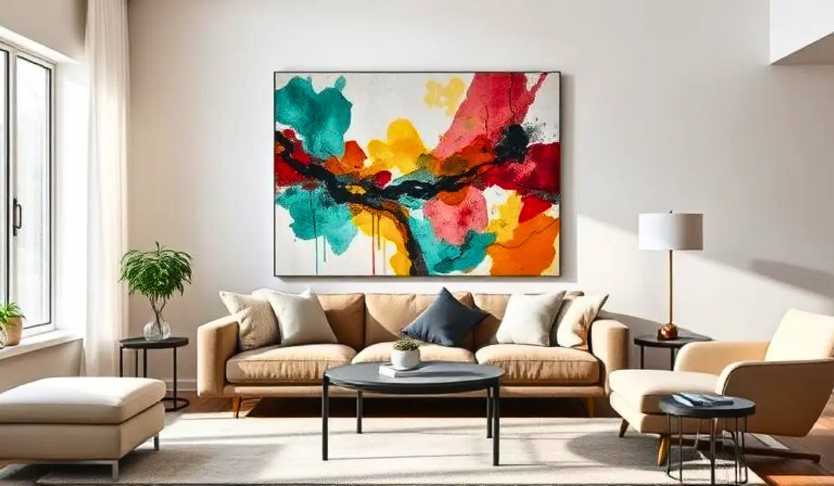 Abstract Wall Art for Living Room
