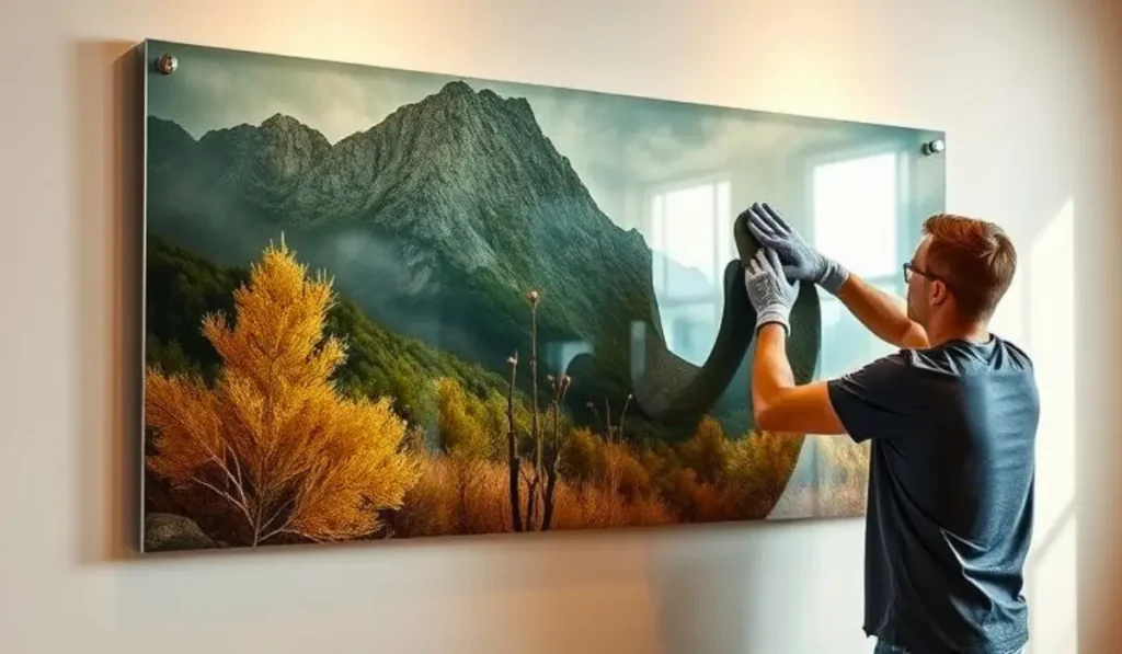 Guide to Hang Glass Art on Wall