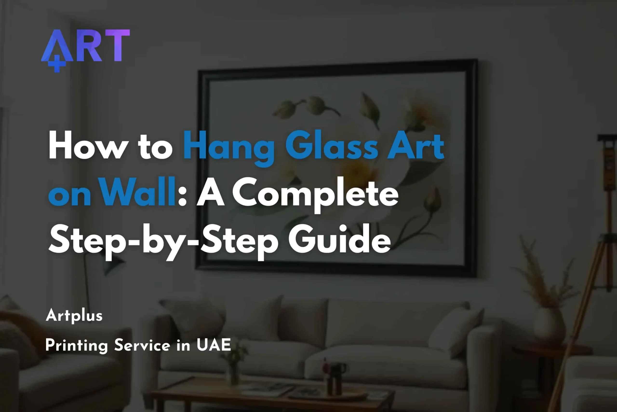 How to Hang Glass Art on Wall