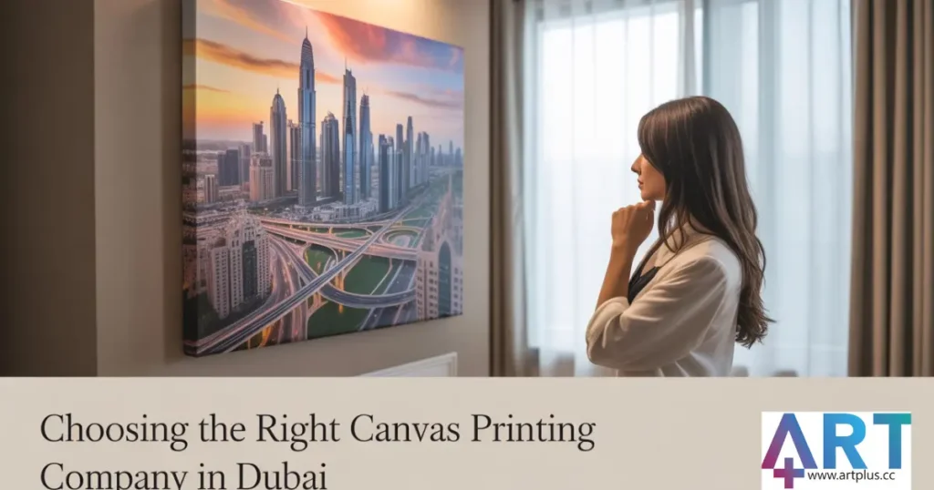 Right canvas printing company in dubai