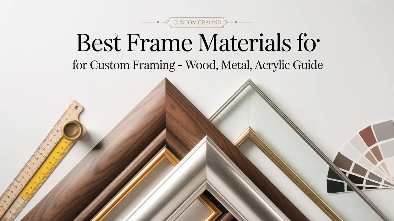 Choosing the best materials for custom framing
