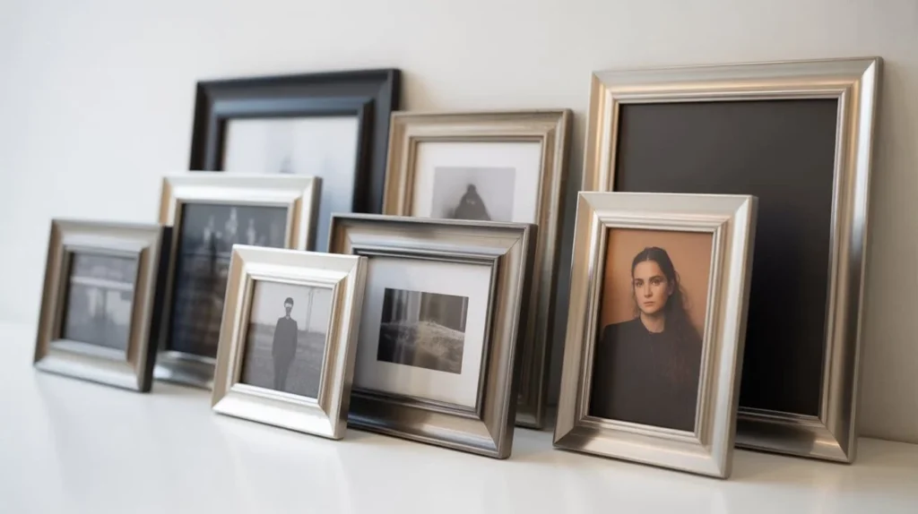 Professional custom framing with metal materials