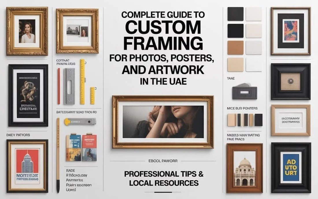You are currently viewing <h1>Complete Guide to Custom Framing for Photos, Posters, and Artwork in the UAE</h1>