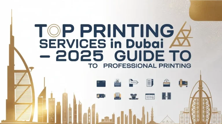 Read more about the article <h1>Top Printing Services in Dubai – 2025 Guide to Professional Printing</h1>