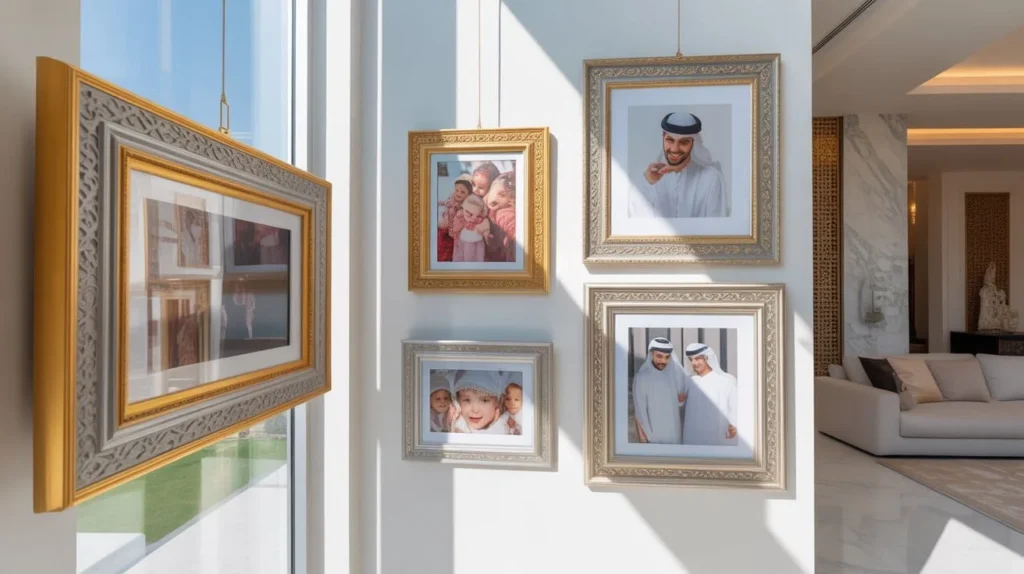 Custom framing for bright and sunlit UAE homes