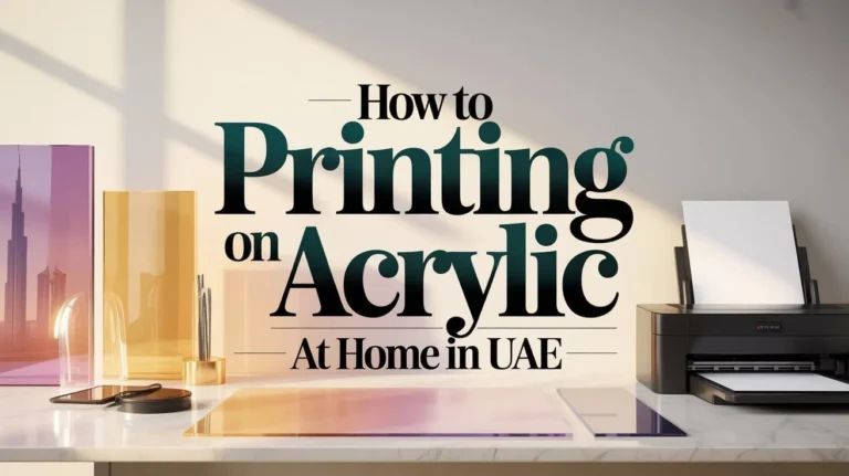 Printing on acrylic at home in UAE