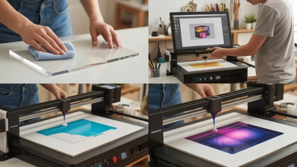 guide to printing on acrylic at home