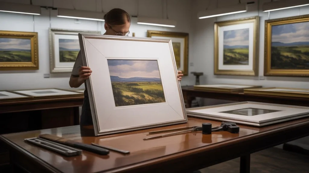 professional canvas framing services