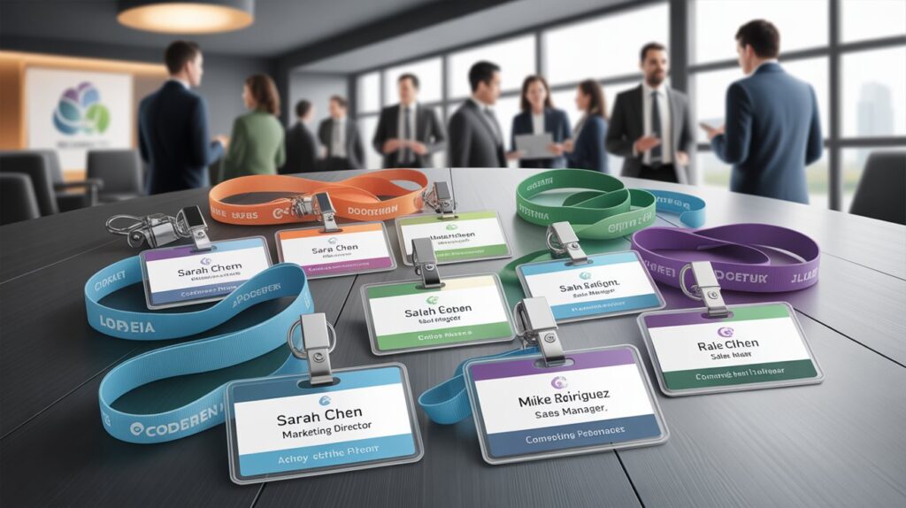 custom event badges and tags