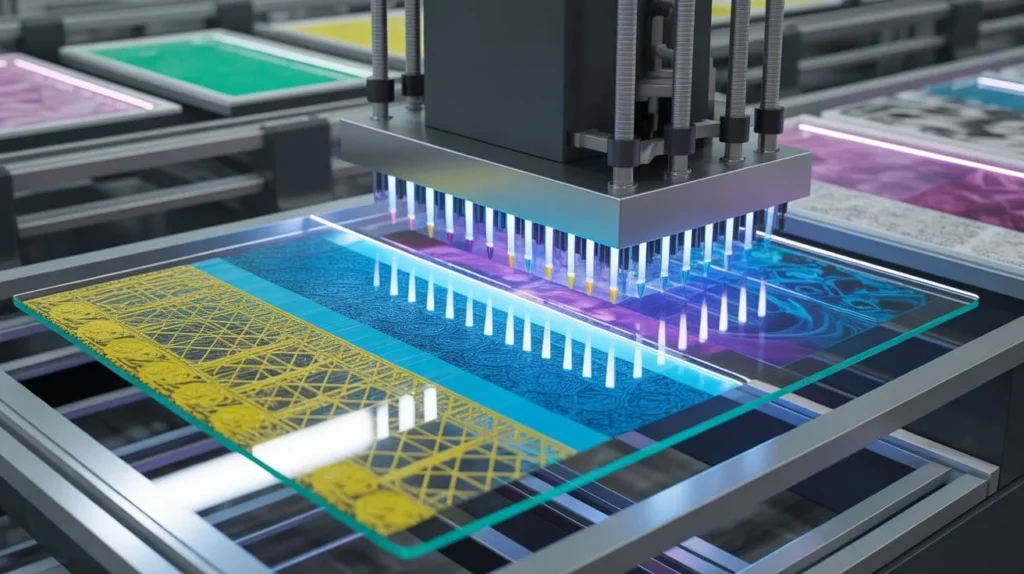 how to work printing on glass