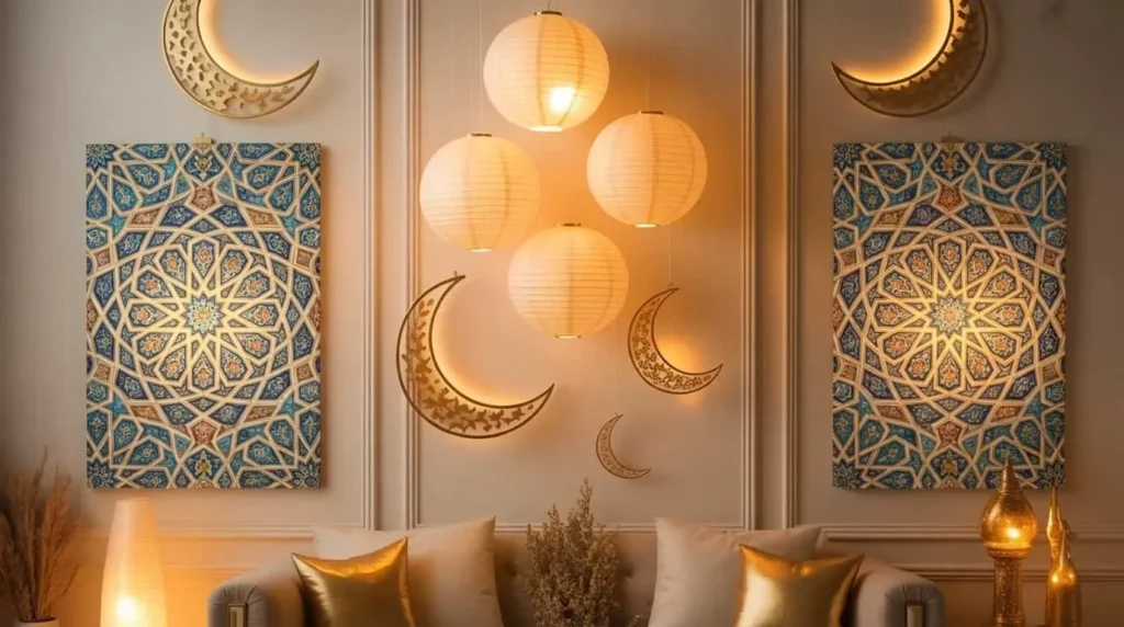 Eid canvas wall art ideas