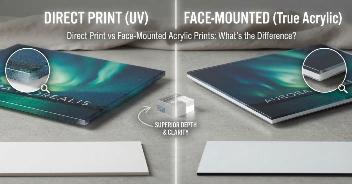 You are currently viewing Direct Print vs Face Mounted Acrylic Prints: What’s the Difference?