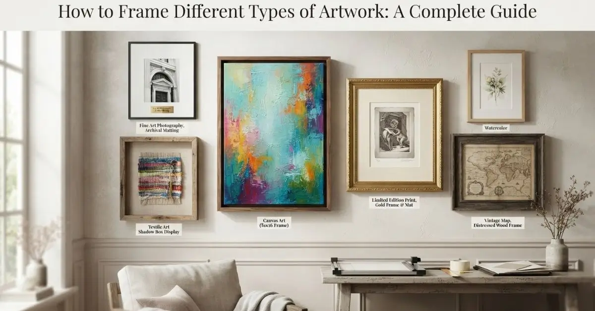 Picture framing styles for canvas and prints
